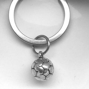 Miniature Soccer Ball Keyring Keychain